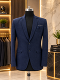 BLUEKOAT Royal Textured Suit Coat – Midnight Navy